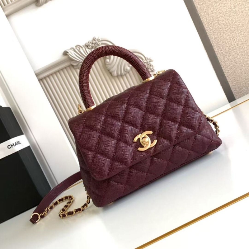 Ch**el top handle bags